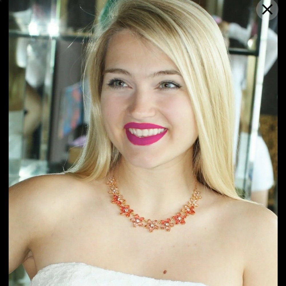 Kate Spade Bed of Roses Necklace & Earrings Set